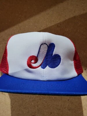 RARO De colección Auténtico MLB Montreal Expo's Gorra Gorra Snapback Camionero Malla Nuevo de Lote Antiguo Foto 1 de 4
