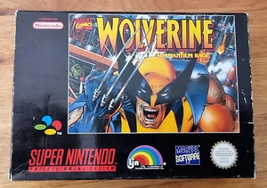 SNES Wolverine Adamantium Rage Boxed with Manual CIB Super Nintendo PAL - Picture 1 of 8