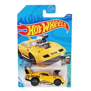 HOT WHEELS '69 Dodge Charger Daytona Treasure Hunt Tooned Yellow Car GHD81 2020 - Picture 1 of 2