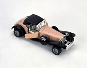 Vintage Pullback Friction Motor Toy Diecast Riley MPH 4.5 inch Pink & Black - Picture 1 of 7