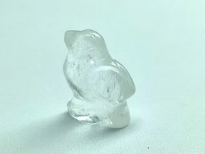 Bird , Crystal Quartz Handmade Carved Bird 3 grams in weight 1.6 cm in Height - Picture 1 of 2