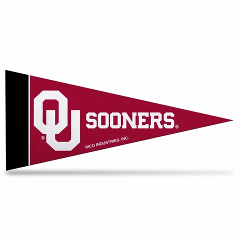 Oklahoma Sooners 4" x 9" Mini Pennant 8 Piece Set NCAA Wall Banner Sign Flag NEW Cover