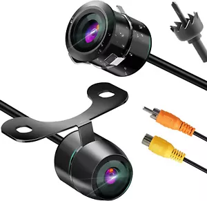 Waterproof Car Rear View Backup Camera Flush Mount NTSC LED Night Vision CMOS - Picture 1 of 13