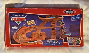 Disney Pixar Cars Radiator Springs Mountain Challenge Playset Supercharged Rare - Picture 1 of 10