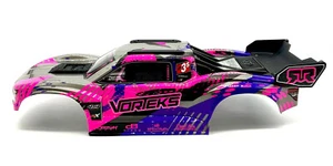 Arrma Vorteks 4x4 223s - Body Shell (Pink Purple painted clipless) ARA4305V4 - Picture 1 of 7