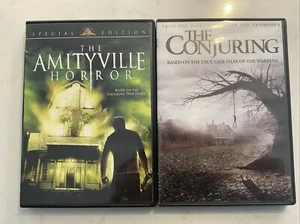 The Amityville Horror + The Conjuring - 2 DVD Horror Movies About Haunted Houses - Picture 1 of 5