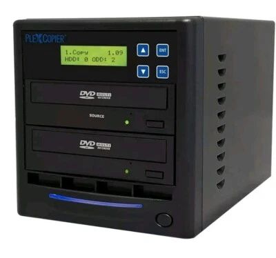 PlexCopier 24X 1 to 1 CD DVD M-Disc Supported Duplicator Copier Tower - Image 1 of 4