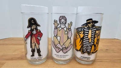 Vintage 1970's McDonalds Character Collector Series Glasses (Set of 3) - Image 1 of 4