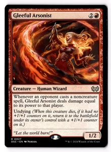 Gleeful Arsonist 27 Commander: Duskmourn: House of Horror  NM - Picture 1 of 2