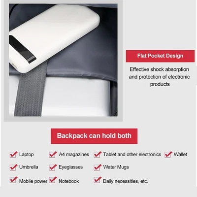 15 6-Zoll-Laptop-Computer Und Tablet-Rucksack Große Kapazität Multi-Tasche KUI - Bild 1 von 4