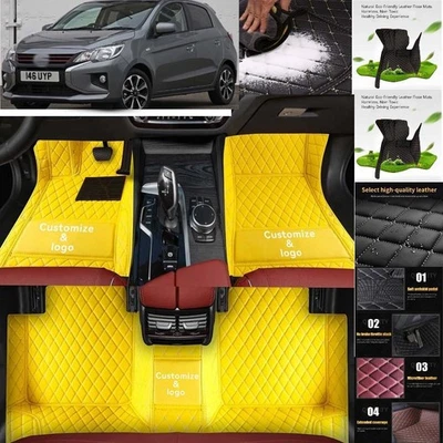 For Mitsubishi Mirage Car Floor Mats All Weather Protection Floor Liners Foto 1 de 4
