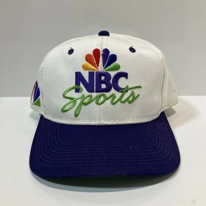 Vintage NBC Sports Rainbow Peacock Snapback Hat - With Tag - Picture 1 of 8