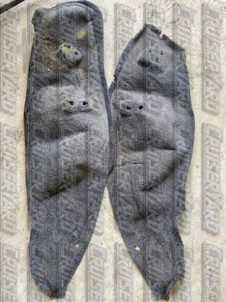 Toyota Land Cruiser FJ80 FZJ80 Gray Wheel Well Carpet Pair 1 - Image 1 of 1