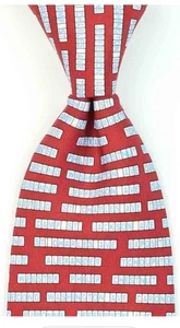 Vineyard Vines Perlis Collab NEUE Seidenkrawatte mit Straßenfliesen rot New Orleans GESCHENK - Bild 1 von 9