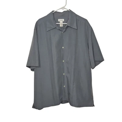 Concepts By Claiborne Men's Gray Button-Up Shirt Size 2XLT - Image 1 of 4
