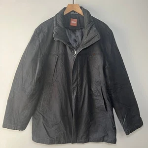 Chaqueta Parka BOSS by Hugo Boss Para Hombre Vintage Estilo Oficina Negra Talla 44R - Imagen 1 de 10