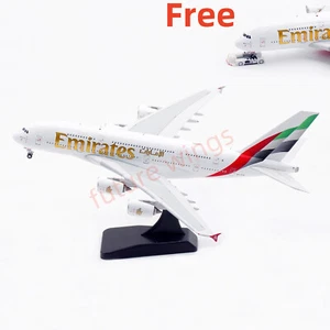 1:400 Aviation400 E****** A380 A6-EOE Aircraft Model Free Tractor+Stand - Picture 1 of 12