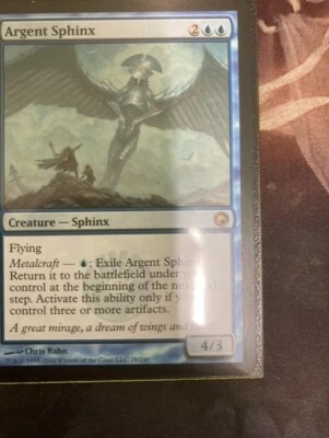 Argent Sphinx ~ Scars of Mirrodin [ Excellent ] [ Magic MTG ] - Image 1 of 2