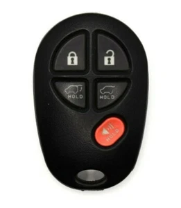 OEM Toyota Highlander Keyless Entry Remote Key Fob  GQ43VT20T 5 Button - Picture 1 of 2