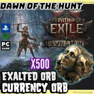 x500 EXALTED ORB 🌟 DAWN OF THE HUNT SEASON SOFTCORE🔥 Path of Exile 2 POE2🔥 - Picture 1 of 1