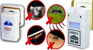 Scaccia Topi Ultrasuoni Repellente Elettrico per Mosche Zanzare Insetti Ragni - Foto 1 di 2