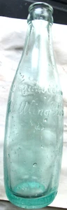 VINTAGE EMBOSSED MIDDLETOWN BOTTLING WORKS MIDDLETOWN, NY CLEAR CROWN TOP, USED - Foto 1 di 4