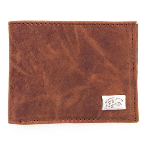 Kansas Jayhawks KU Wallet Bifold Leather Wallet Cover