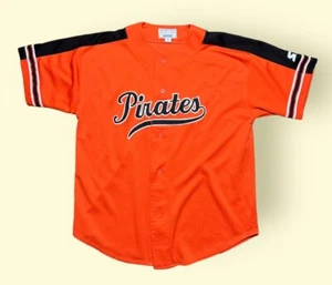 Vintage Pittsburgh Pirates Starter Jersey 1990s Orange Men’s XL Vtg 90s - Picture 1 of 6
