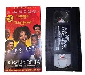 Down in the Delta VHS Promo Demo Tape Wesley Snipes Video VHS Rare OOP HTF Tape - Picture 1 of 8