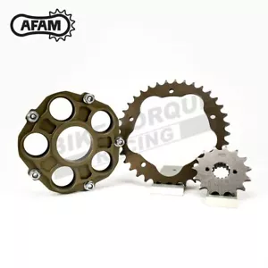 AFAM Steel / Hard Anodised Sprocket kit Ducati 1103 Panigale V4 / V4S 2018-2020 - Picture 1 of 3
