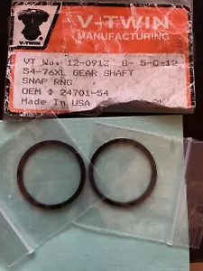 V-Twin 12-0913 for Harley Davidson 24701-54 '54-76XL Gear Shaft Snap Ring ‘A’ - Picture 1 of 2