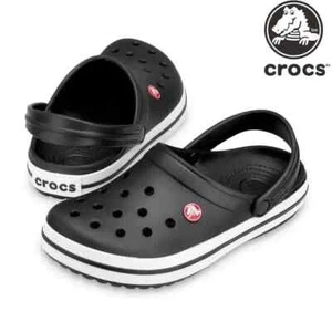 Unisex Crocs Beach Sandals Crocband Mens Women 12Color Adults Size UK - Picture 1 of 19