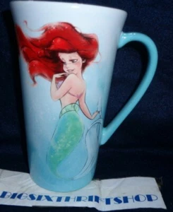 Disney Little Mermaid Art Of Ariel Mug Designer Authentic Disney Store Retirado - Imagen 1 de 4