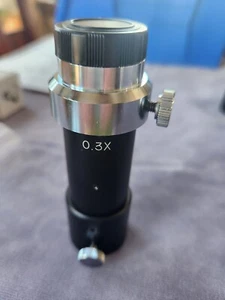 Meiji Techno MA151/35/03, "C" Mount Adapter with 0.3X Lens - Picture 1 of 3