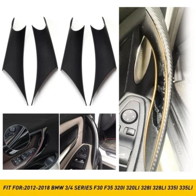 Black Door Handle Cover for BMW F30 320i 325i 328i 335i 420i 428i 430i 435i 440i - Image 1 of 4
