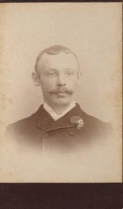 Antique Carte De Visite - Sweden - Man - Gentleman - Photograph Card - Picture 1 of 1