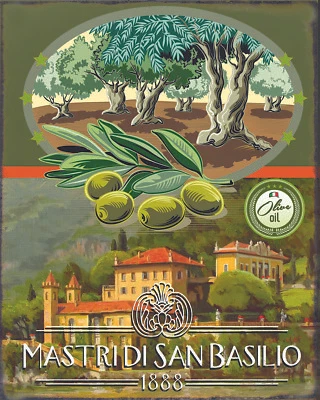 Vintage Olive Oil Kitchen Signs (Original Art) Multiple list - Image 1 of 3