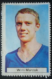 Sicker Sammelbild 344 Willi Marzok Holstein Kiel Fußball Saison 1967/68 - Bild 1 von 2