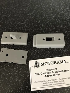 SWIFT/BESSACAR CARAVAN/MOTORHOME SIDE DOOR LOCKER RETAINING EXTERIOR CATCH GREY - Picture 1 of 7