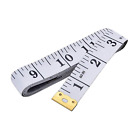 Flexible Body Sewing Tape Measure with Centimetre Scale, 60-Inch (White)
