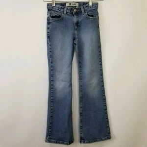 Gap Blue Vintage Flare Stretch Adjustable Waist Medium Wash Jeans Kid's Size 8 - Picture 1 of 6