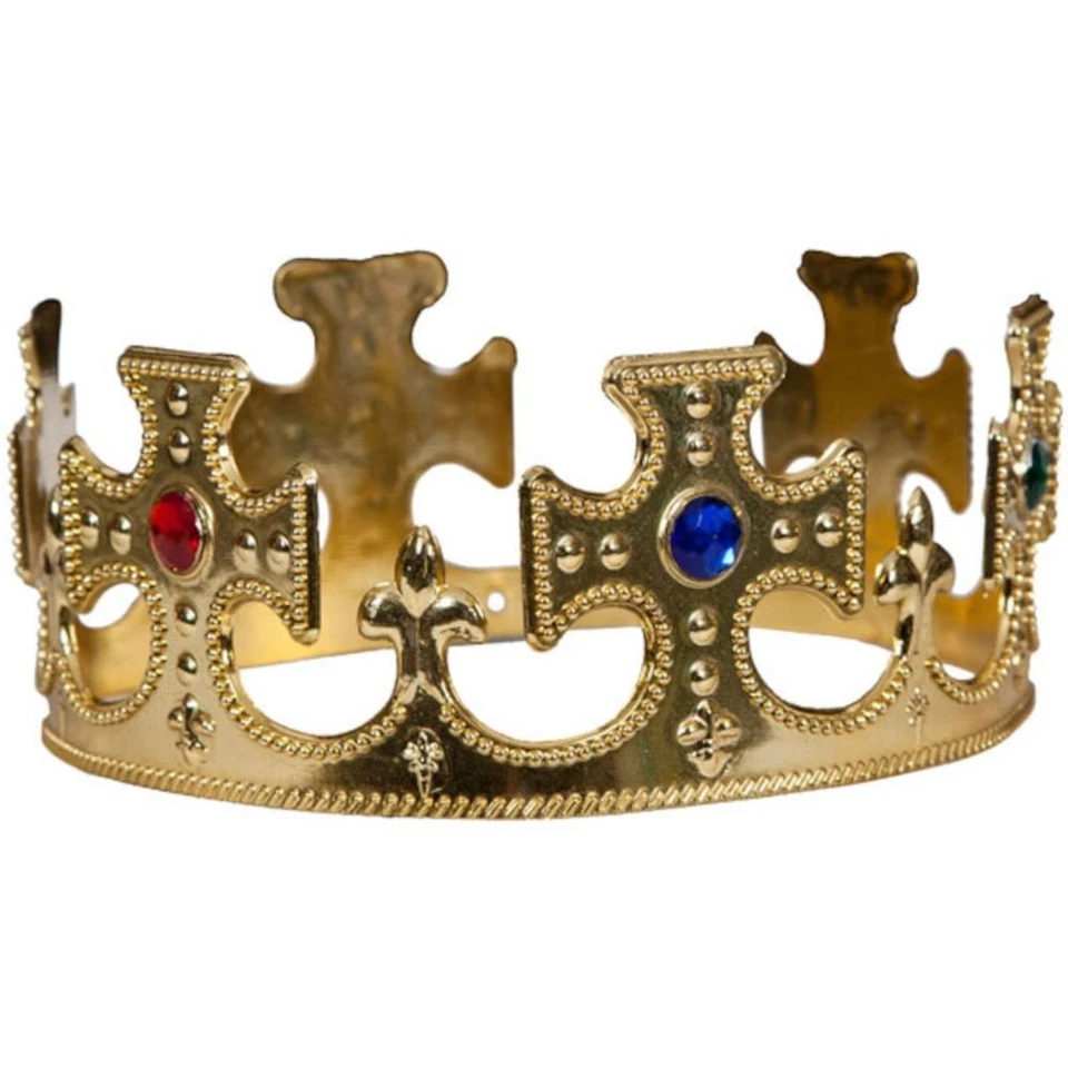 Disfraces malvados corona real rey/reina Foto 1 de 1