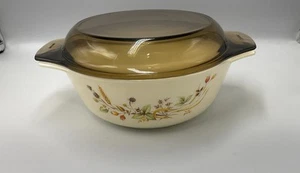 Cazuela y tapa mediana vintage Pyrex para Marks & Spencer Harvest 2429/1702 - Imagen 1 de 23