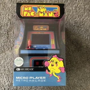 My Arcade Ms Pac Man Micro Player Retro Arcade Mini Game New In Box, Free Ship! - Picture 1 of 4
