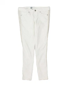 MOSSIMO Womens Skinny Jeans US 6 Medium W32 L30 White Cotton BP21 - Picture 1 of 5