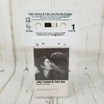 John Lennon & Yoko Ono Double Fantasy Cassette W5 2001 1980 - Image 1 of 4