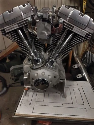 Harley Davidson Fatso motor 103.  EVO Motor case and twinCam heads 0 mile/km - Image 1 of 2