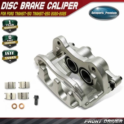 Pinza de freno del conductor delantero con soporte de montaje para Ford Transit-150 2020-2025 Foto 1 de 4