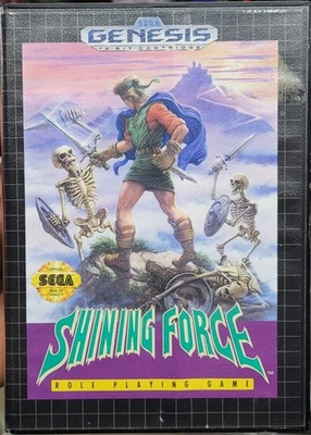Shining Force (Sega Genesis, 1993) Probado/Funcionando Completo en Caja Con Manual Foto 1 de 4