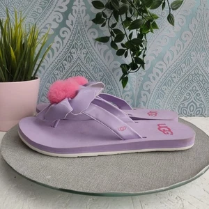 UGG Damen Mohn Flip-Flops. UK Größe 5. Flieder - Bild 1 von 12